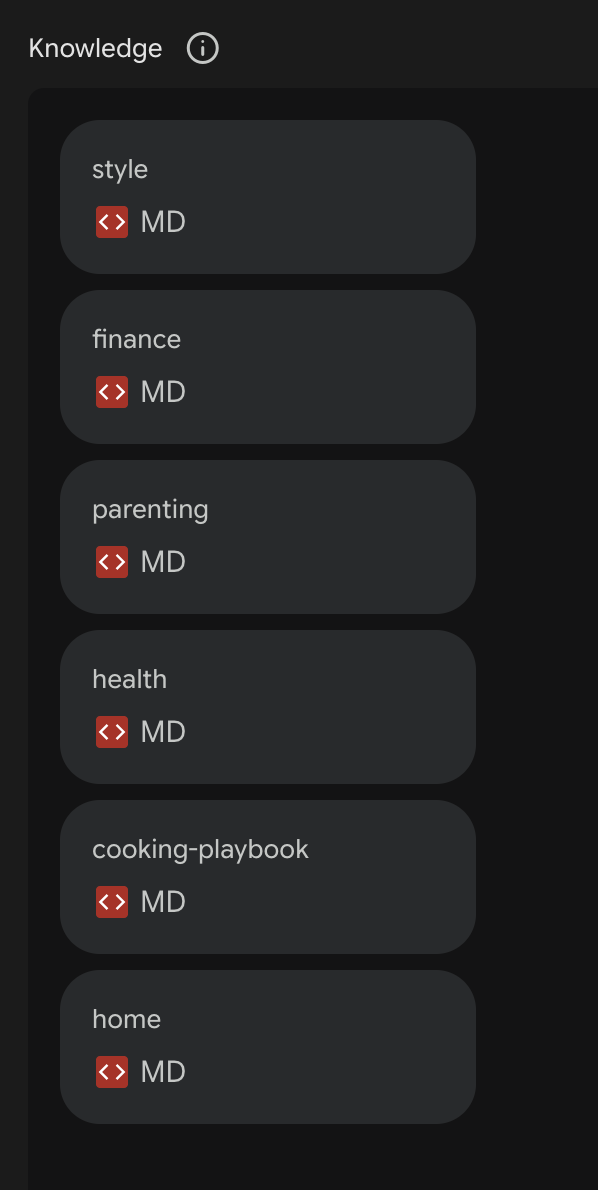 Finder view showing markdown knowledge base files — case studies, brand guidelines, KB docs