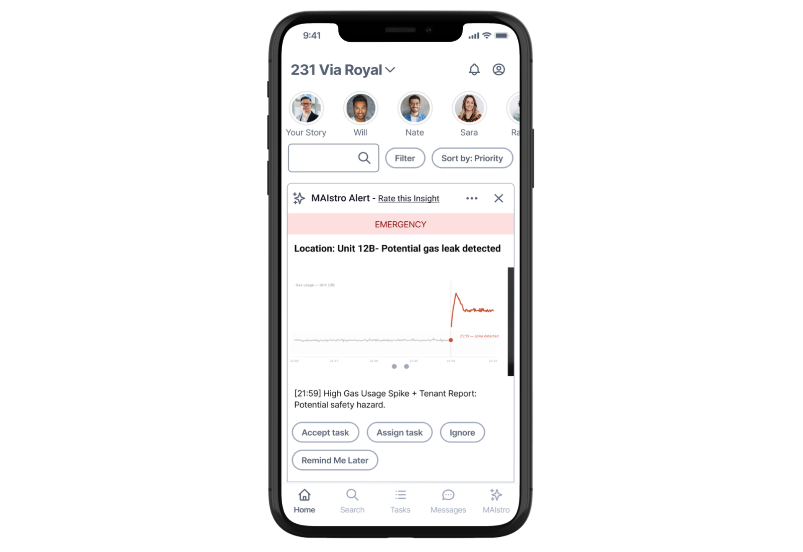 BlindEye and MAIStro AI Copilot interface